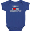 i' love my helicopter pilot Baby Bodysuit