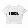 i ride Crop Top