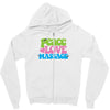 peace, love, massage Zipper Hoodie