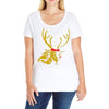 kill deer Ladies Curvy T-Shirt