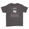 leo christmas ugly sweater Youth Tee