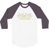 philosobee quote 35 3/4 Sleeve Shirt