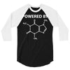 Powered By Caffeine Molecule 3/4 Sleeve Shirt