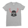 darth vader reindeer Ladies Fitted T-Shirt