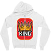 king red Zipper Hoodie