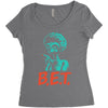 b Women's Triblend Scoop T-shirt