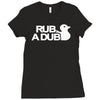 rub a dub Ladies Fitted T-Shirt