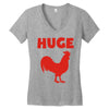 huge cock Women's V-Neck T-Shirt