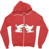 chicken fight Zipper Hoodie
