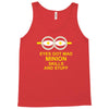new mens womens kids eye got mad minion skills and stuff funny novelty Tank Top