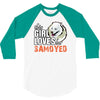 This Girl Loves Samoyed 3/4 Sleeve Shirt