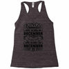 Real Kings Are Born On December 31 Racerback Tank