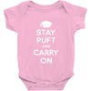 stay puft and carry on Baby Onesie