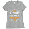 Legends are born in November Ladies Fitted T-Shirt