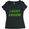 lucky charm Women's Triblend Scoop T-shirt
