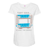 double decker couch Maternity Scoop Neck T-shirt