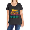 single mom's cools t shirts Ladies Curvy T-Shirt