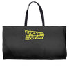 retro back to the future Weekender Totes