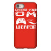 choose your weapon gamer finny retro iPhone 8
