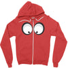 googly eyes Zipper Hoodie