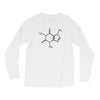 caffeine molecule t shirt coffee funny nerd xl Long Sleeve Shirts