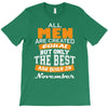all men are created equal but only the best are born in november T-Shirt