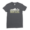 montana mountains Ladies Fitted T-Shirt