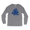 valknutr knoten der gefallenen odin nordisch symbol aspekte wotan Long Sleeve Shirts