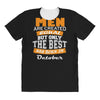 all men are created equal but only the best are born in october All Over Women's T-shirt
