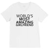 worlds most amazing girlfriend V-Neck Tee