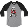 carcinoid cancer ribbon and rose 3/4 Sleeve Shirt