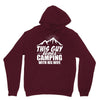 Camper Couple Man White Unisex Hoodie