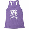pig bacon cross bones pirate Racerback Tank