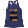 My Son Is Super Awesome His Momma Racerback Tank