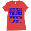 stubborn tricks Ladies Fitted T-Shirt