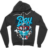 mr.blu ray Zipper Hoodie