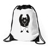 Black Bear Metal Drawstring Bags