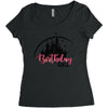 Birthday Girl Women's Triblend Scoop T-shirt