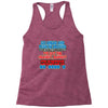 push me around grandpa Racerback Tank