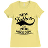 New Father 2018 Rokie Dept. Ladies Fitted T-Shirt