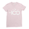 the 100 Ladies Fitted T-Shirt