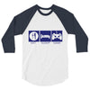 eat,sleep,game 3/4 Sleeve Shirt
