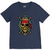 pirate bones skull V-Neck Tee
