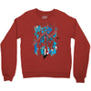 blue vectorfunk Crewneck Sweatshirt