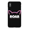 pussy roar - women's march alliance white logo iPhoneX Case