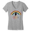 Catbow Women's V-Neck T-Shirt