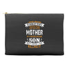 Super Cool Mother Of A Freaking Awesome Son Accessory Pouches