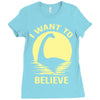believe in nessie Ladies Fitted T-Shirt