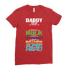 daddy you are my favorite superhero Ladies Fitted T-Shirt