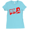 mma ,fight ,thai boxen, Ladies Fitted T-Shirt